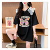 話題沸騰中 プリント ロゴ ゆったり 3色半袖Tシャツ＜F-8316＞