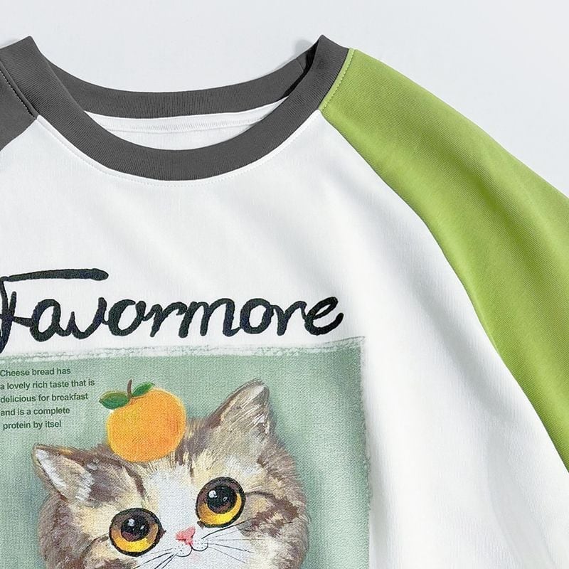 話題沸騰中 プリント切り替え 新作 全2色 半袖Tシャツ カットソー ＜F-8682＞