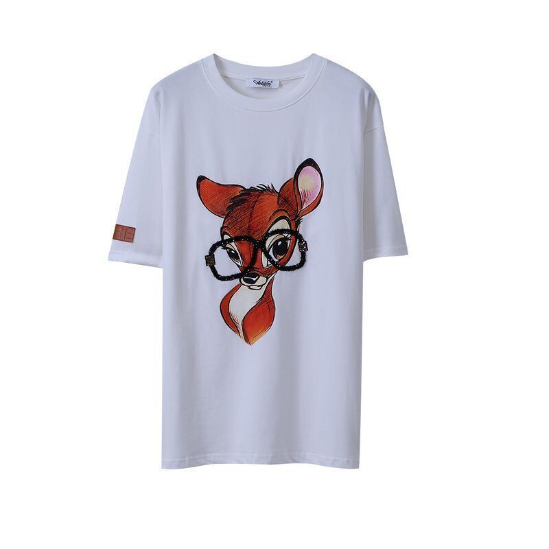売り切れ必至 アクティブも綺麗も叶う 上品 プリント 全3色 半袖 Tシャツ F-8990