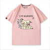 男女兼用 着心地良い シンプル カジュアル 半袖 Tシャツ F-13175