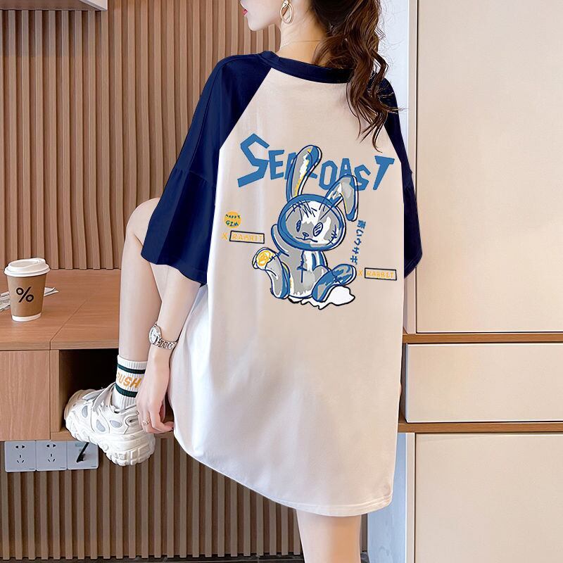 定番シンプル プリント 4色選択可 Tシャツ カットソー＜F-8274＞