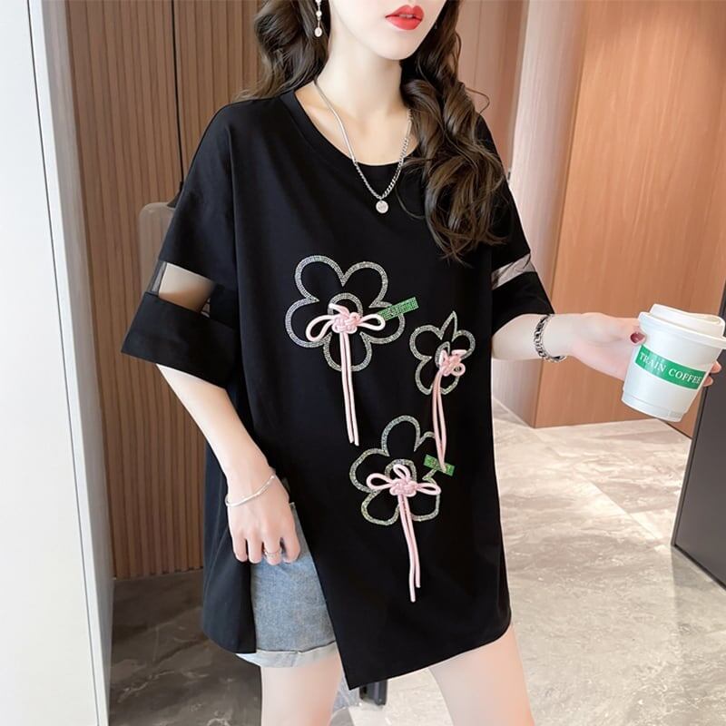 イレギュラー   カジュアル Tシャツ カットソー＜F-3496＞