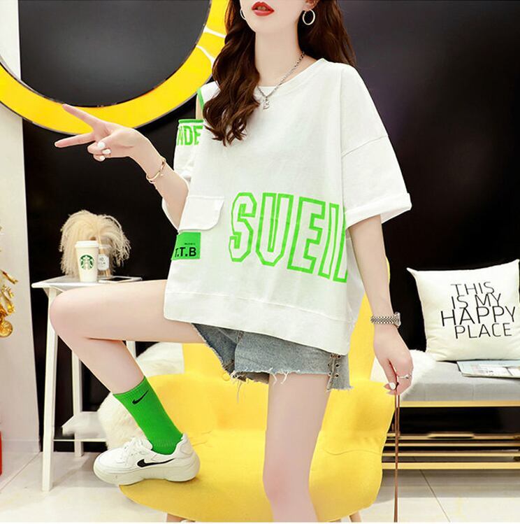 今季マストバイ プリント全3色 アバンギャルド 半袖Tシャツ＜F-8167＞