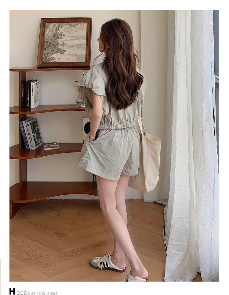 ファッション デニム 個性派 半袖Ｔシャツⅹパンツセット<F-11726>