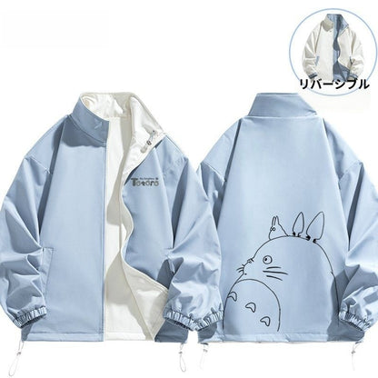 『雨の日も安心』シンプル  撥水加工 全6色　男女兼用 リバーシブル ライトジャケット F-12997