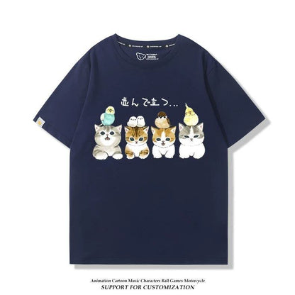 ファッション感満々 着心地良い 全5色 半袖 Tシャツ F-13076