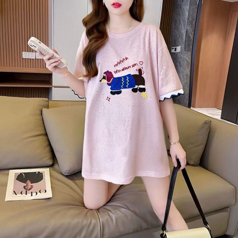 おすすめ 好感度UP 美人度アップ カジュアル 全4色 半袖 Tシャツ ＜F-11147＞