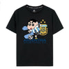 シンプル 男女兼用 着心地良い プリント Tシャツ F-13182