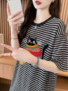 絶対流行 シンプル おすすめ カジュアル 半袖Ｔシャツ 全2色<F-11667>