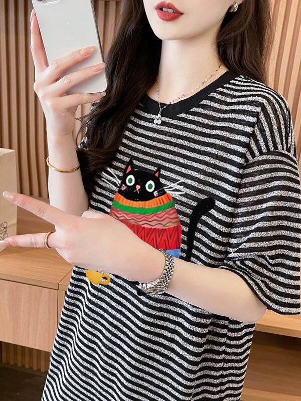 絶対流行 シンプル おすすめ カジュアル 半袖Ｔシャツ 全2色<F-11667>