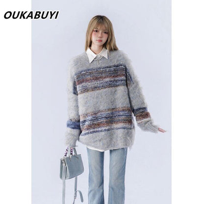 新商品   知的 セーター<F-5692>