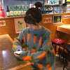 今季も大流行 美人度アップ 高見えデザイン 柔らかくて優しい印象 3色選択 ニットトップスF-10532