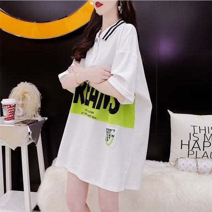 ゆったり感アップ   カジュアル Tシャツ カットソー＜F-3506＞