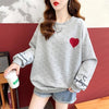 定番シンプル   ハートマーク スウェット＜F-3996＞