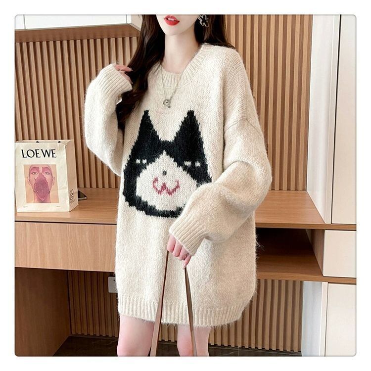 大好評 美人度アップ 目を奪われる 柔らかくて優しい印象 3色選択 ニットトップスF-9990
