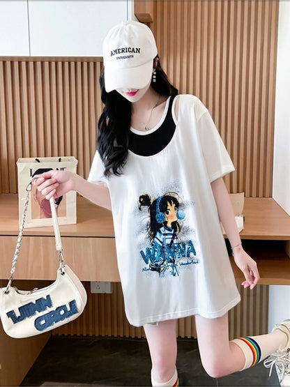 キュート 美人度アップ おすすめ 好感度UP カジュアル 全4色 半袖 Tシャツ ＜F-11157＞