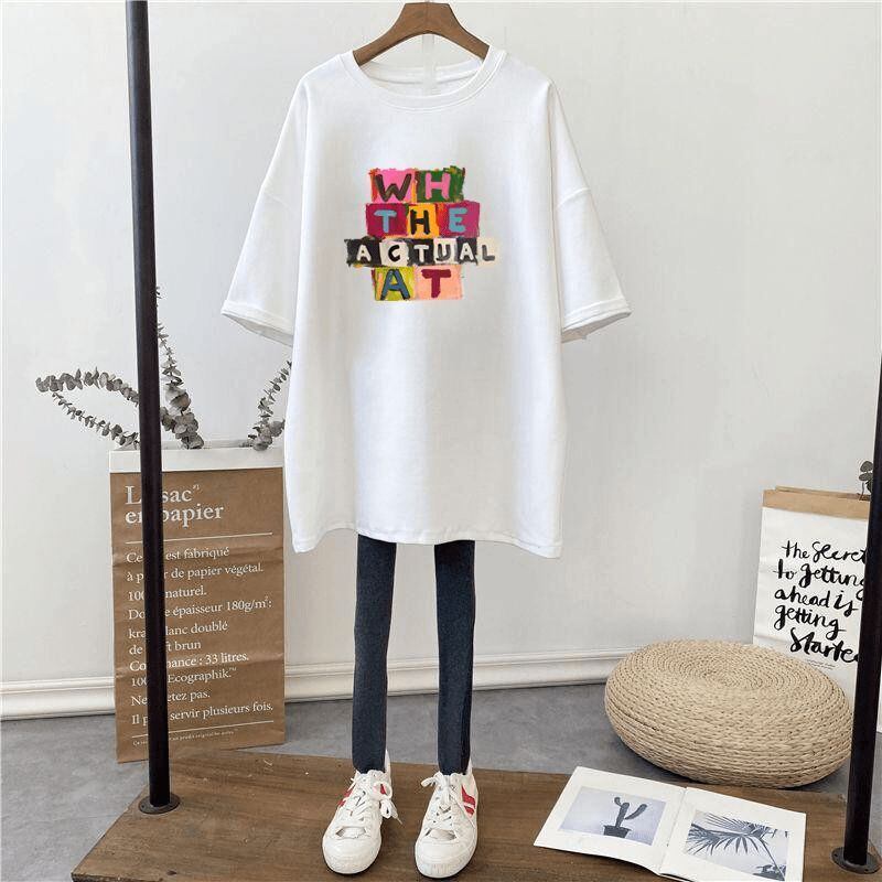 人気商品再入荷 アバンギャルド 上品 レース プリント全2色 半袖TシャツF-9024
