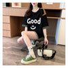 期間限定 プリント全2色 カジュアル 半袖Tシャツ カットソー ＜F-8603＞