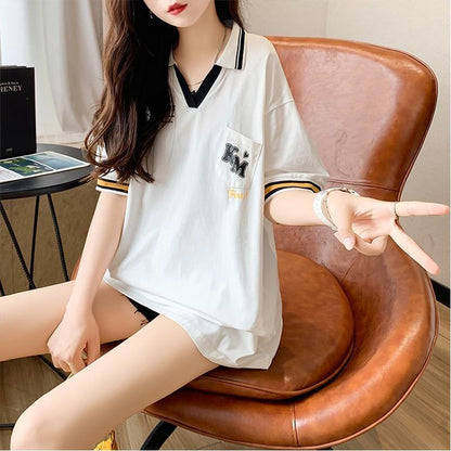 オシャレ度満点   カジュアル Tシャツ カットソー＜F-3593＞