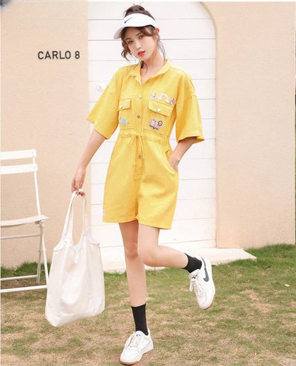 超人気 個性派 ファッション オールインワン<F-6696>