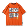 男女兼用 プリント カジュアル Tシャツ F-13432