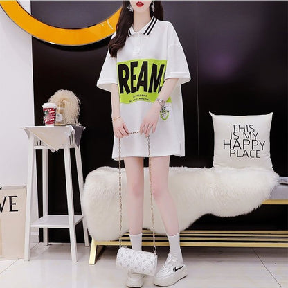 ゆったり感アップ   カジュアル Tシャツ カットソー＜F-3506＞