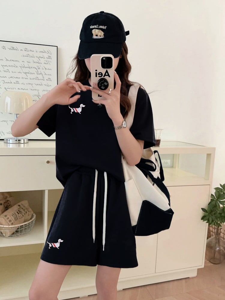 人気上昇中 着心地良い 真夏も快適 カジュアル 全5色 半袖 Tシャツ ショートパンツ セットアップ ＜F-9216＞