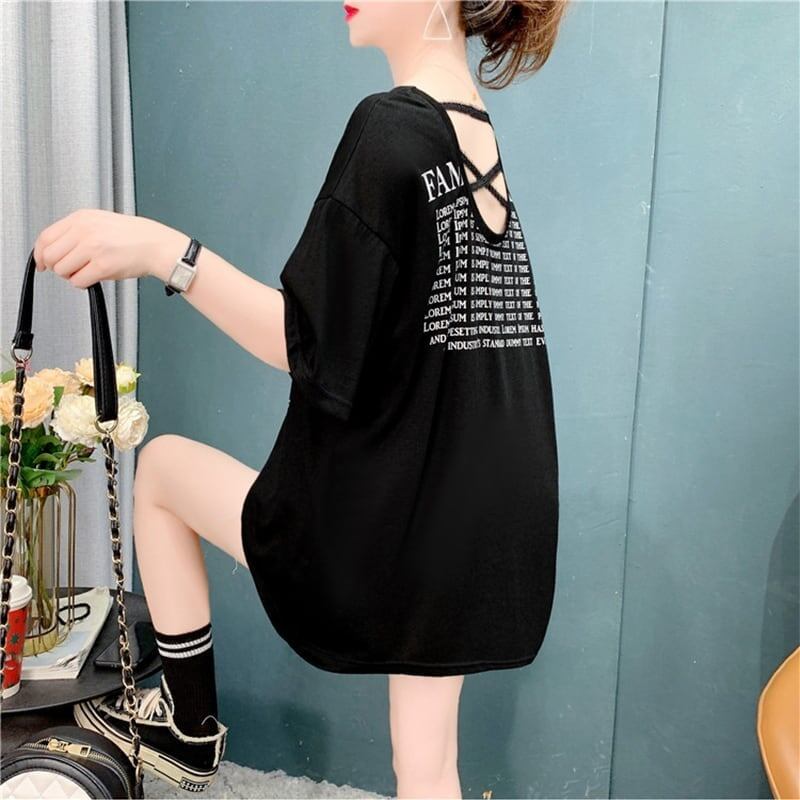 デザイン感   チャーミング Tシャツ カットソー＜F-3517＞