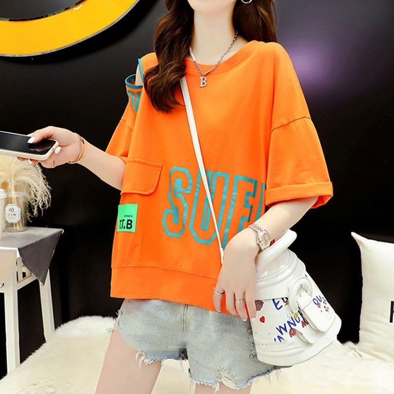今季マストバイ プリント全3色 アバンギャルド 半袖Tシャツ＜F-8167＞