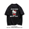 男女兼用 売れ筋 上質 プリント Tシャツ F-13305