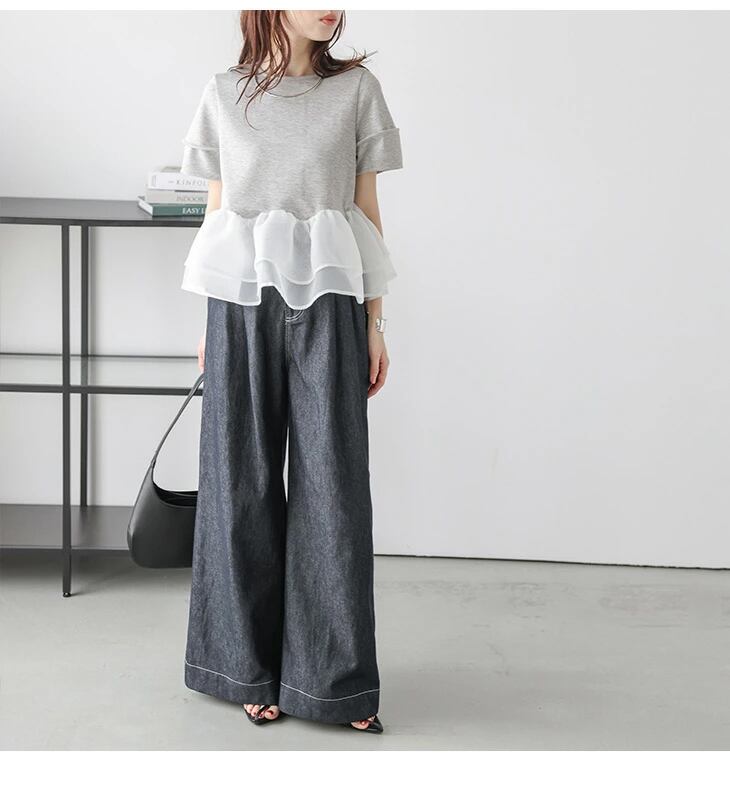 知的 海外トレンド 早い者勝ち 好感度UP カジュアル 全3色 半袖 Tシャツ ＜F-11763＞