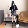 新商品 大人可愛い 大活躍 カジュアル キュートプリント 全2色 半袖Tシャツ＜F-8595＞