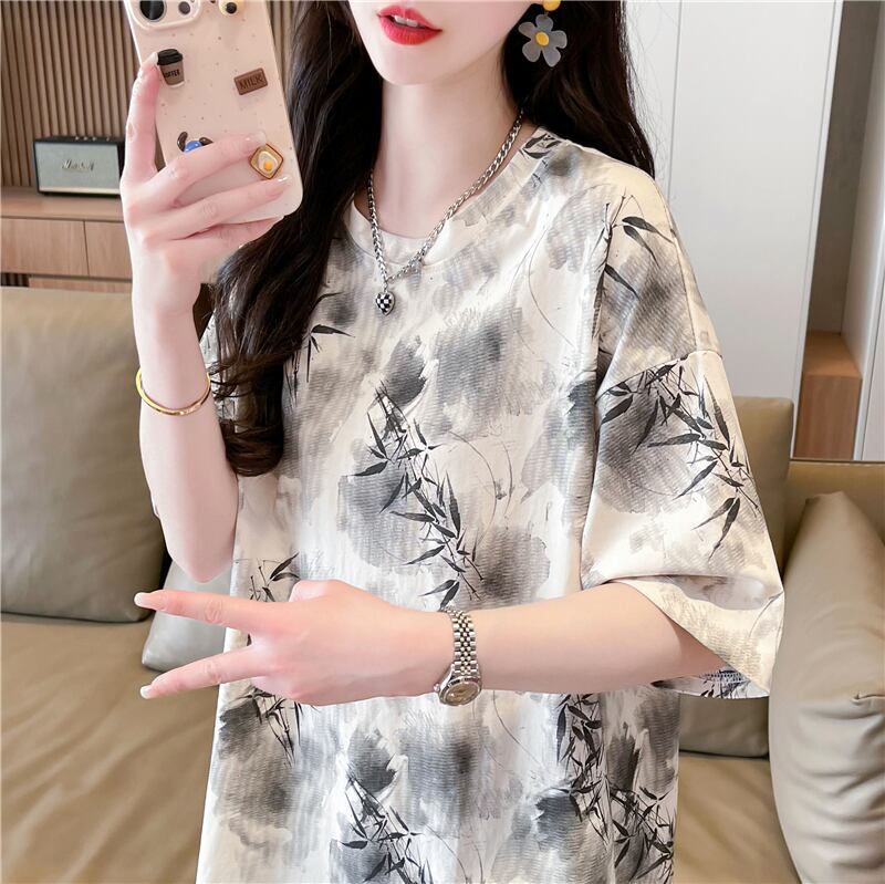 新商品 高級感溢れる オシャレ度満点 2色選択可 Tシャツ カットソー＜F-8277＞