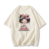 超人気 キュート カジュアル 全3色 半袖 Tシャツ <F-8670>