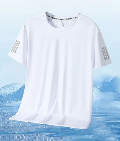 男女兼用 肌触りの良い スポーツ 半袖 Tシャツ F-7065