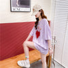 話題沸騰中 ファッション 個性派 プリント 全3色 半袖Tシャツ<F-8508>