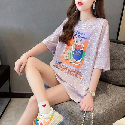 好感度満載   美感いっぱい Tシャツ カットソー＜F-3548＞