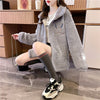 おすすめ   ルーズ ネック コート<F-5647>