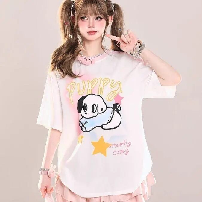 定番シンプル 絶対流行 売れ筋 早い者勝ち カジュアル 2色選択 Tシャツ<F-11462>