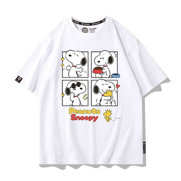男女兼用 プリント カジュアル Tシャツ F-13452