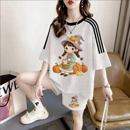 リラックス シンプル Tシャツ＋パンツ セットアップ F-13237