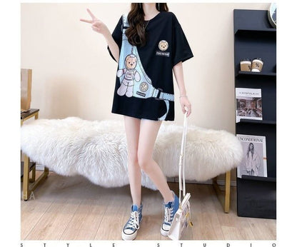 早い者勝ち 好感度UP 海外トレンド カジュアル 全3色 半袖 Tシャツ ＜F-11703＞