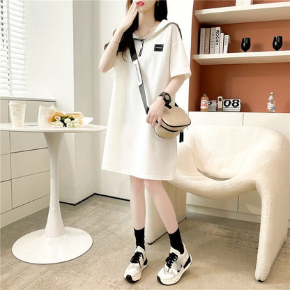 ゆったり感アップ   オシャレ度満点 カットソー ワンピース＜F-3219＞
