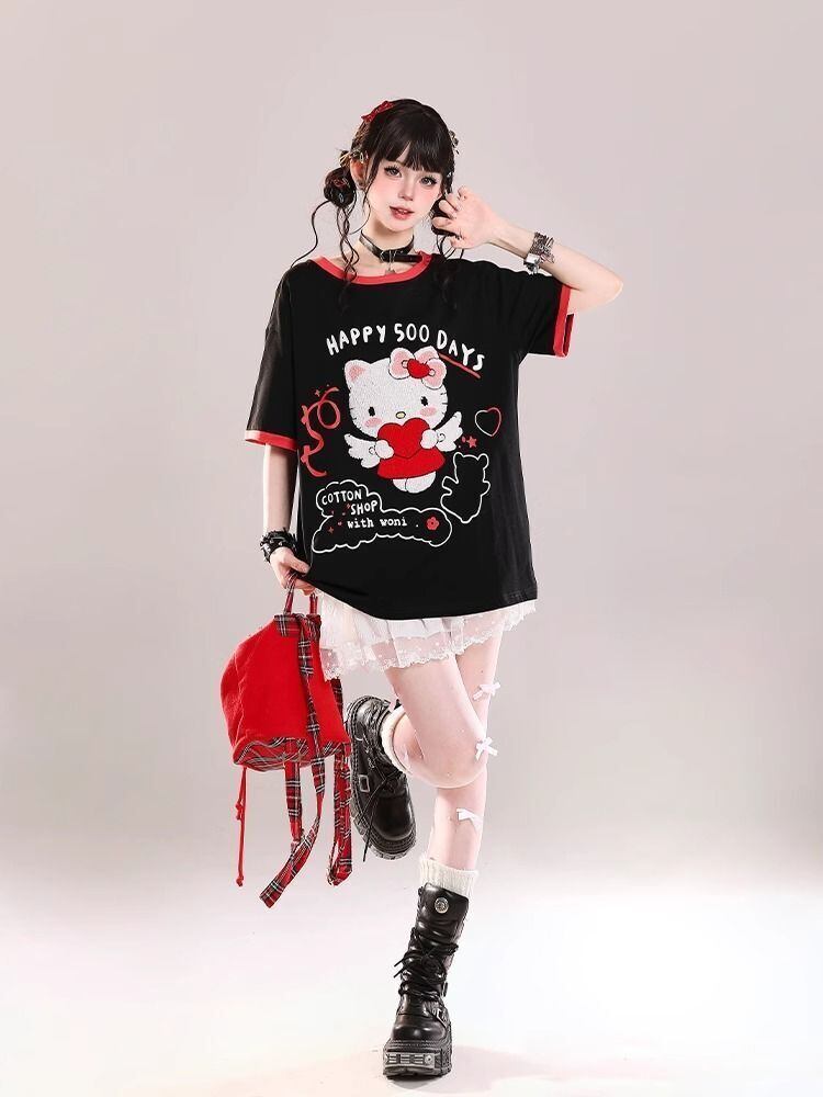 【人気急上昇中！】ファッション 絶対流行 売れ筋 早い者勝ち カジュアル 2色選択 Tシャツ<F-11223>