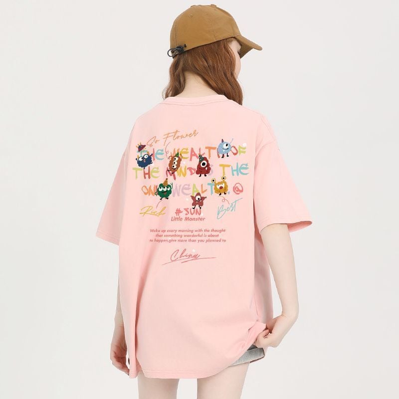 美人度アップ  着心地良い デザイン性抜群 全4色 半袖 Tシャツ F-13160