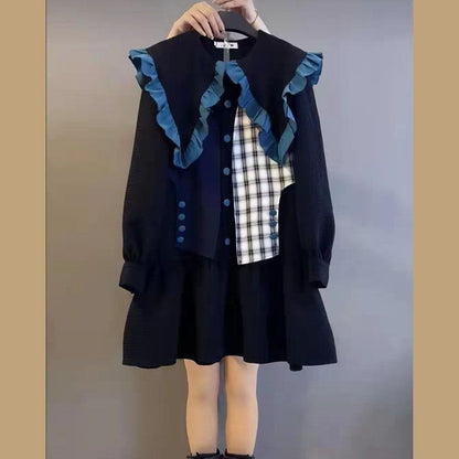大活躍   ファッション ワンピース<F-6565>