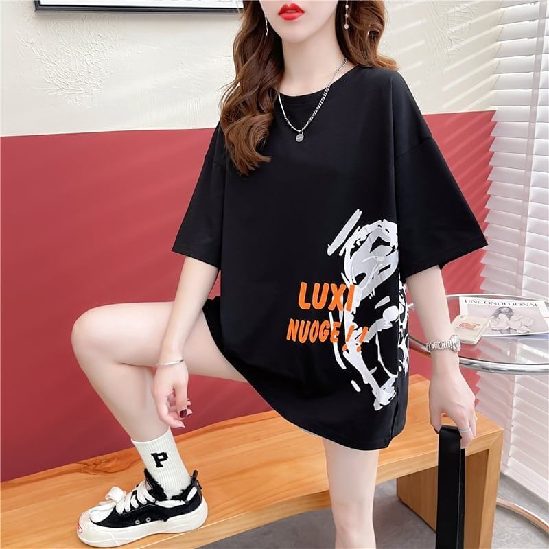 スタイリッシュ   一目惚れ Tシャツ カットソー＜F-3584＞