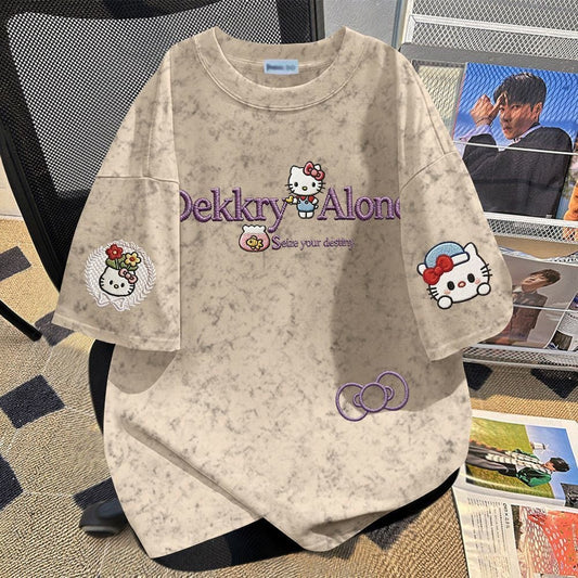 男女兼用 プリント 大人気 ファッション 半袖 Tシャツ F-13280