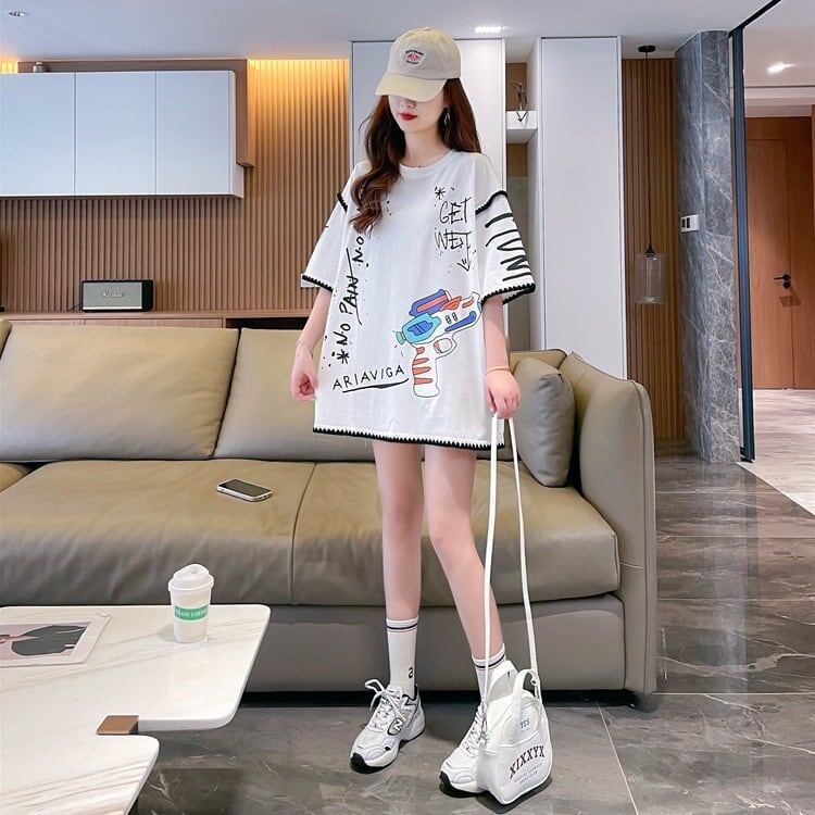 おしゃれ度アップ   落書きストレート系