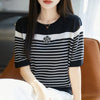 定番シンプル 売り切れ必至 着回し力抜群 全2色 Tシャツ <F-11938>